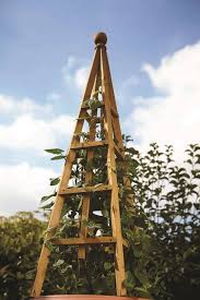 Large Wooden Garden Obelisk By Garden