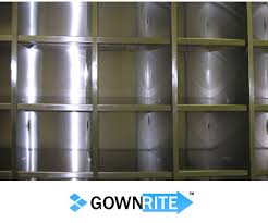 In Wall Shoe Cabinet With 54 Bins