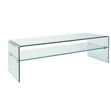 Buy Habitat Gala Tv Unit Clear Glass