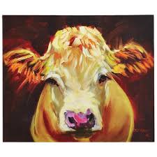 Cow Animal Design Art Print