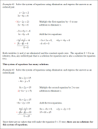 Systems Of Equations And Linear Equalities