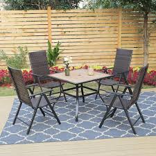 Square Table Patio Outdoor Dining Set