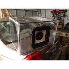 Homemade Plexiglass Subwoofer Box