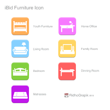 Furniture Icon Design For Ibid