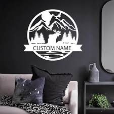 Deer Metal Wall Art Custom Hunter Name