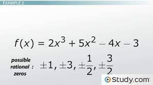 Using The Rational Zeros Theorem To