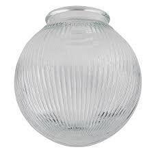 3 1 4 In Fitter Prismatic Glass Globe