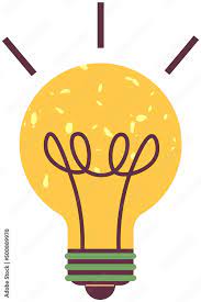 Lamp Idea Icon Object Yellow Light On