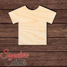 T Shirt Icon 001 Unfinished Wooden
