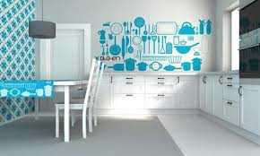 Kitchen Walls Blue Wall Stickers