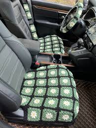 Car Seat Covershandmade Crochet 3d