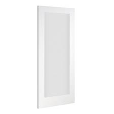 White Primed Shaker Frosted Glass