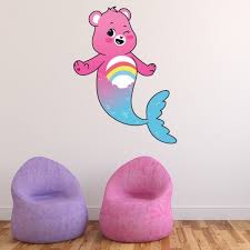 Magic Cheer Bear Mermaid Wall Sticker