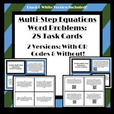 Solving Multi Step Equation Word