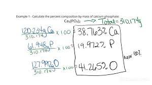 How To Find Mass Percent From Chemical