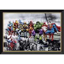 Marvel Dc Superheroes Lunch Atop A