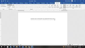 Multiple Lines Of Text In Brackets In Word