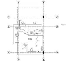 2d Cad Drawing Of Electrical Plan Of