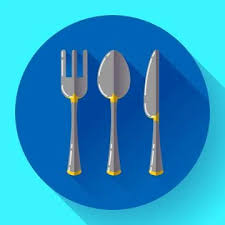 Spoon And Fork Icon Ilrations