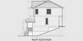 Craftsman Duplex House Plans Sloping