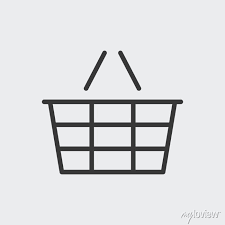 Basket Icon Isolated On Background