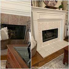 Paint Fireplace Paint Fireplace Tile