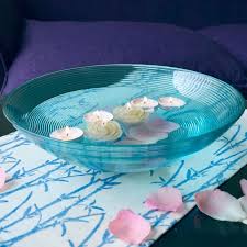 Grehom Recycled Glass Bowl Ribbed