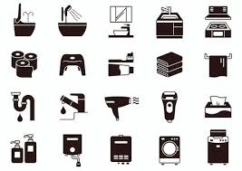 Simple Material Icon Bathroom Toilet