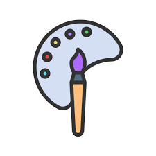 Paint Generic Outline Color Icon