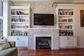 Transitional Fireplace Remodel In
