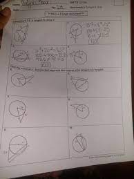 Determine If Xy Is Tangent To Circle Z