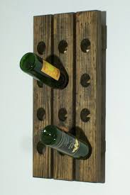 Riddling Wine Rack Wall Hanging Wooden