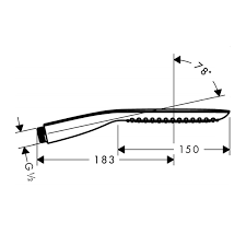 Hansgrohe Puravida 120 1 Spray Baton