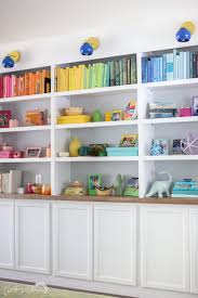 Rainbow Diy Bookshelf With Built In