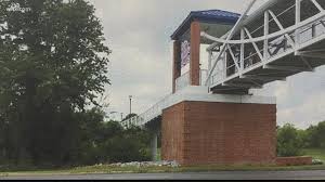 pedestrian bridge at sc state up for