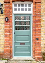 Front Door With Bullion Leaded Glass