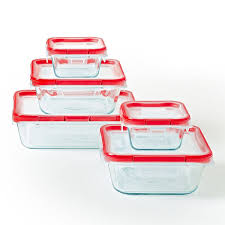 Freshlock 10 Piece Glass Storage Set