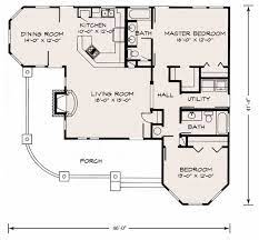 Farmhouse Style House Plan 2 Beds 2