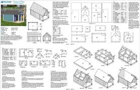 Dog House Plans Gable Twin Roof Style W