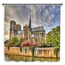 French Style Shower Curtains Bath Mats