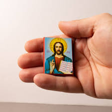 Small Wooden Orthodox Icon With