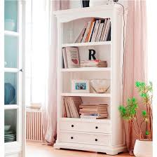 Provence White Bookcase With 2 Drawers