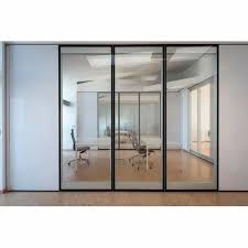 Aluminium Partition Doors Sliding Glass