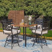 Outdoor Dining Set With Squre Table