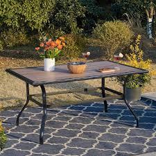 Metal Patio Outdoor Dining Table