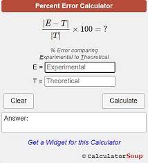 How To Calculate Percent Error 3