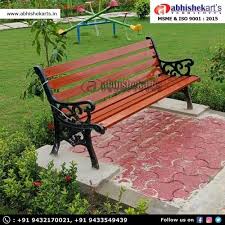 Abhishek Arts Polished Cast Iron Bench