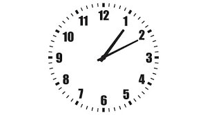 Animated Clock Face Stock Footage