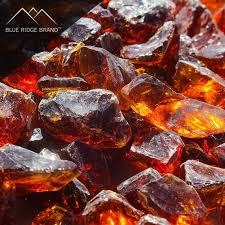 Amber Fire Glass Professional Grade