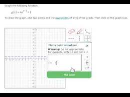Graphing An Exponential Function And